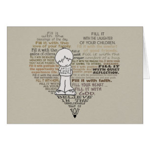 Fill Your Heart-Tan Cards