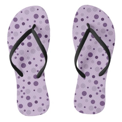Fill your life with Joy Polka dot pattern Flip Flops