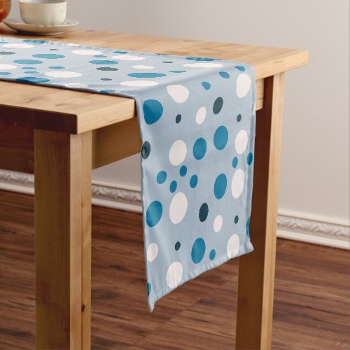Fill your life with Joy Polka dot pattern Medium Table Runner