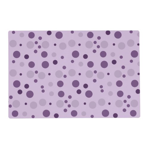 Fill your life with Joy Polka dot pattern Placemat