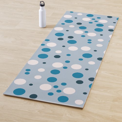 Fill your life with Joy Polka dot pattern Yoga Mat