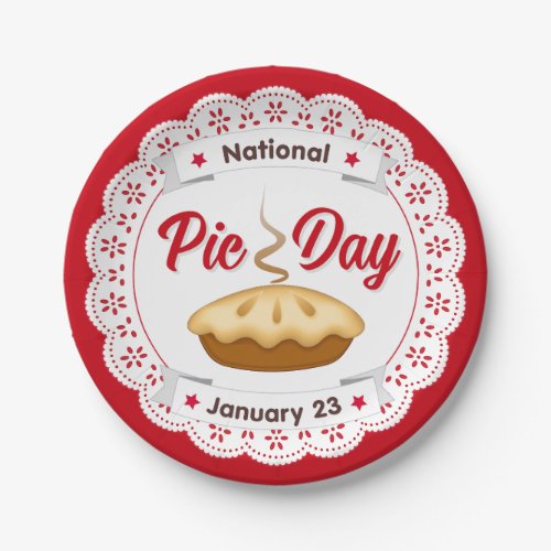 Fill Your Plate with Pie on Pie Day Paper Plate
