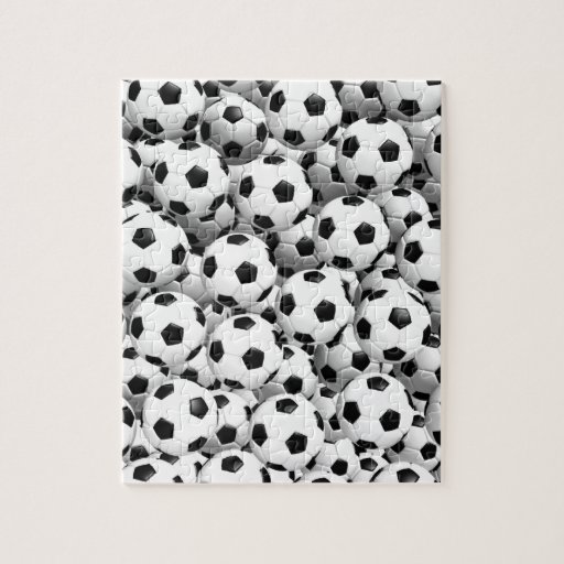 Filled With Soccer Balls Jigsaw Puzzle | Zazzle