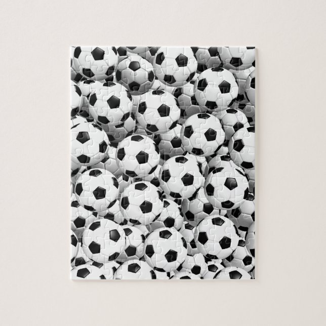 Filled With Soccer Balls Jigsaw Puzzle (Vertical)