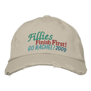 Fillies Finish FIRST - horse racing by SRF Embroidered Baseball Cap