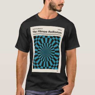 Fillmore Auditorium Retro Art  T-Shirt