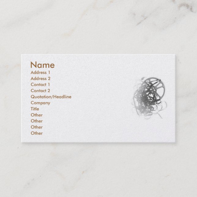 Film #1  Business Card (Front)