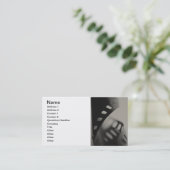 Film Background Business Card (Standing Front)