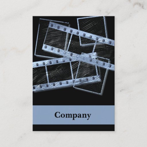 Customizable film Business card
