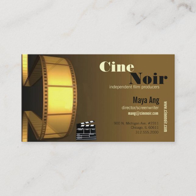 film business card (Front)