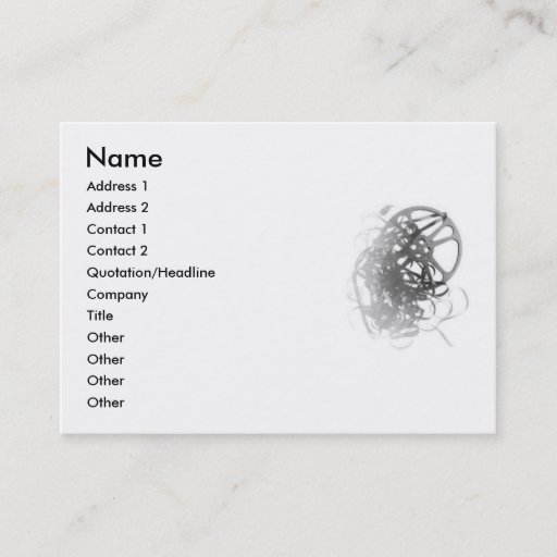 Customizable Film Business Card
