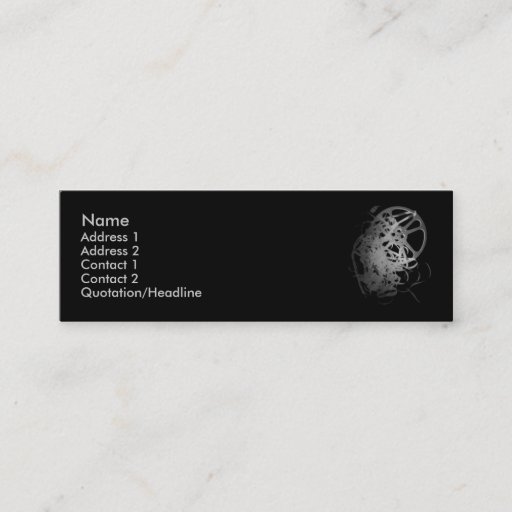Customizable Film Business Card