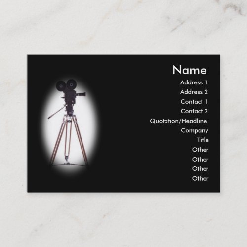 Film Camera Business Card