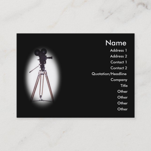 Film Camera Business Card (Front)