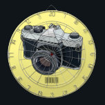 Film camera cartoon illustration dart board<br><div class="desc">Film camera cartoon illustration</div>