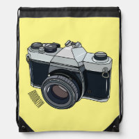 Film camera cartoon illustration
