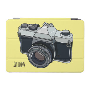 Film camera cartoon illustration iPad mini cover