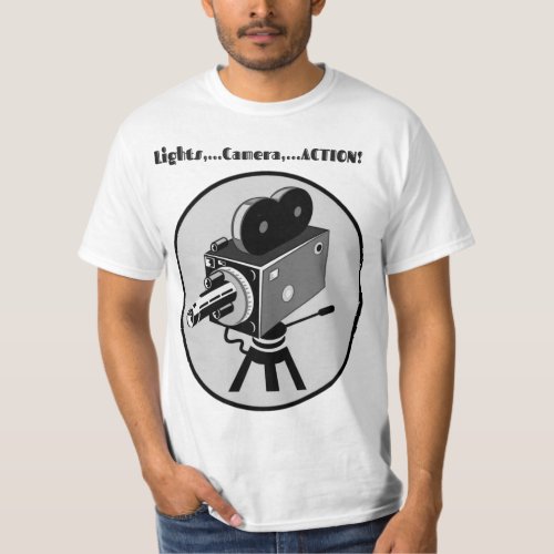 Film Camera Graphic T_Shirt 