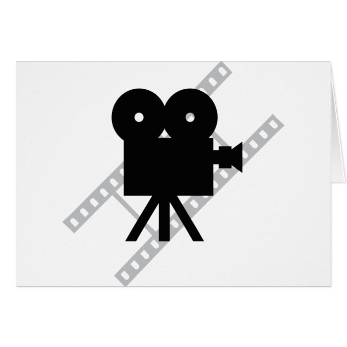 film camera icon greeting cards