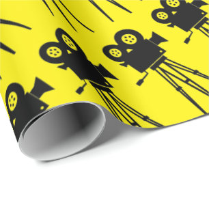 Film Camera Pattern Wrapping Paper