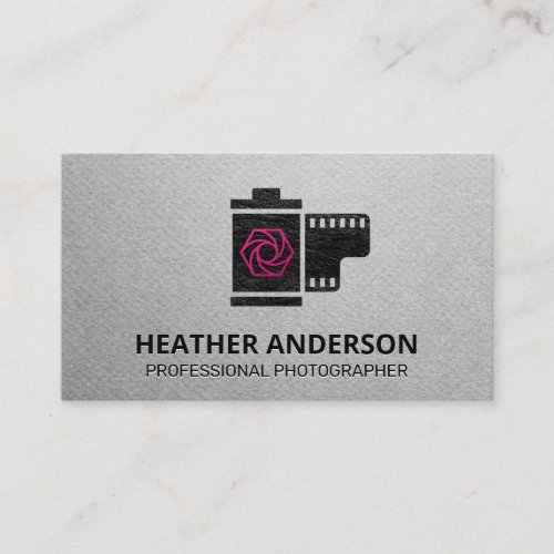 Film Cannister  Camera Shutter Icon Business Card