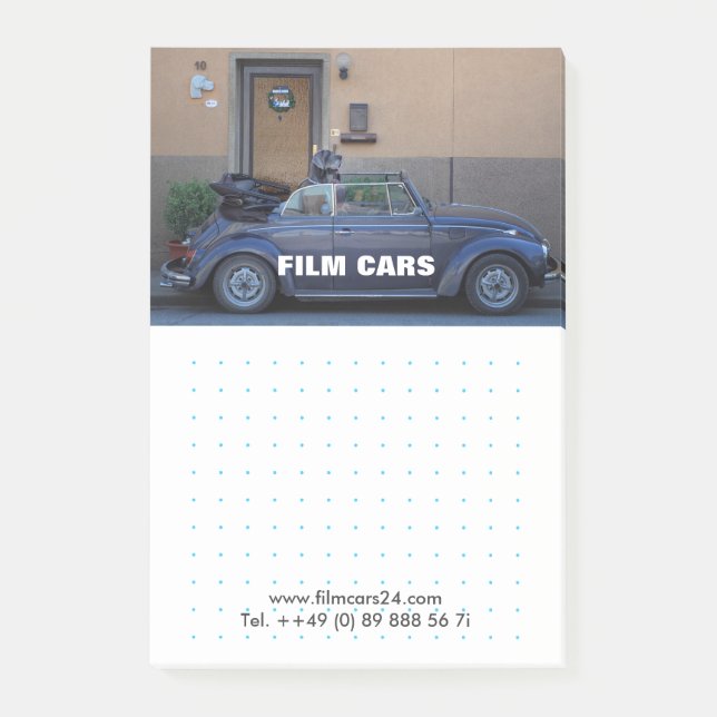 Film Cars Post-it Notes (Front)