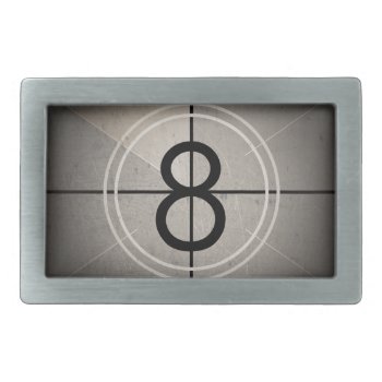 Film Countdown Belt Buckle by DryGoods at Zazzle