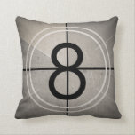 Film Countdown Pillow<br><div class="desc">Proof you do film. Original vector art with dust, scratches and ‘film effects’ – feel free to modify!</div>