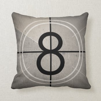 Film Countdown Pillow by DryGoods at Zazzle