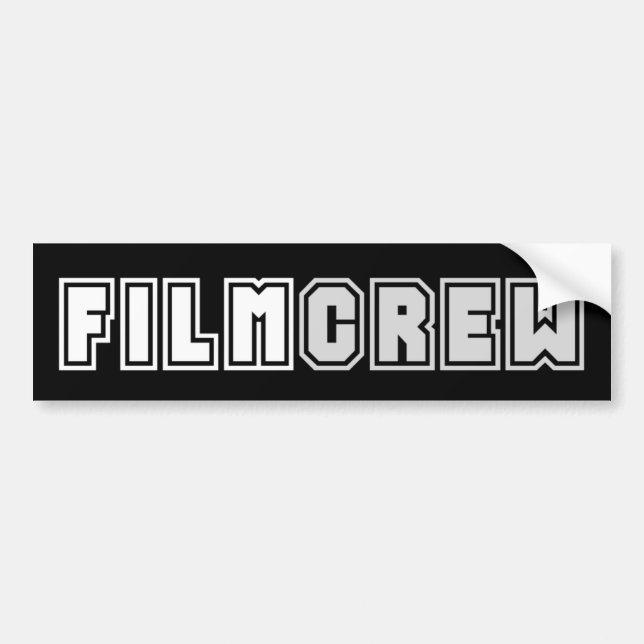 Film Crew Bumper Sticker (Front)