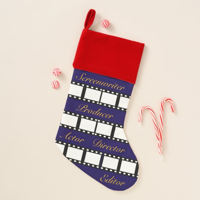 Film Crew  Christmas Stocking (Front)