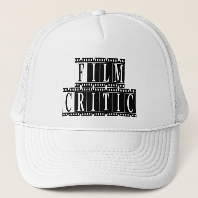 Film Critic T-shirts and Gifts. Trucker Hat (Front)