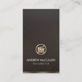 Film Director Media Business Card by businesscardsstore at Zazzle