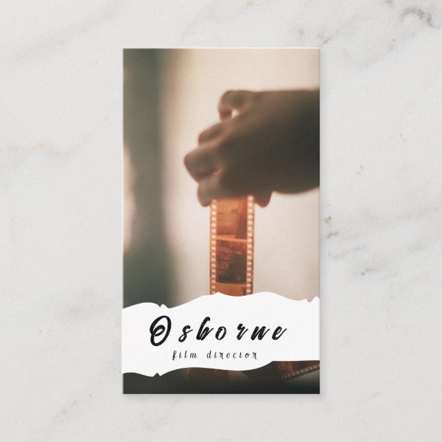  Film Director Producer Business Card (Front)