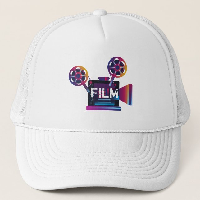 Film Director Rainbow Movie Maker Hat (Front)