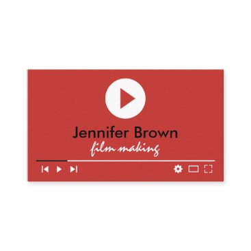 Film Editor Youtuber Video Director Production Business Card Film Editor Youtuber Video Director Production Business Card