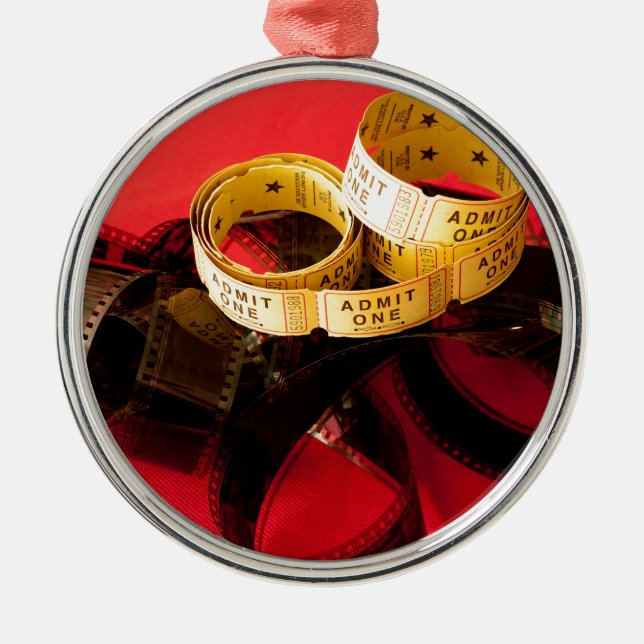 Film Festival Metal Ornament (Front)