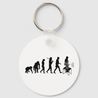 Film Festival Projectionists Home Theater Gear Keychain