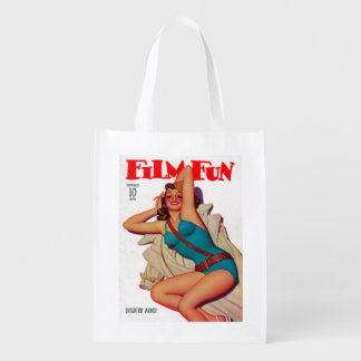 Film Fun Magazine Cover 10 Grocery Bag