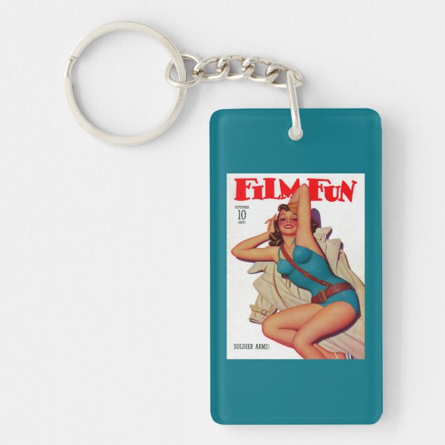 Film Fun Magazine Cover 10 Keychain (Front)