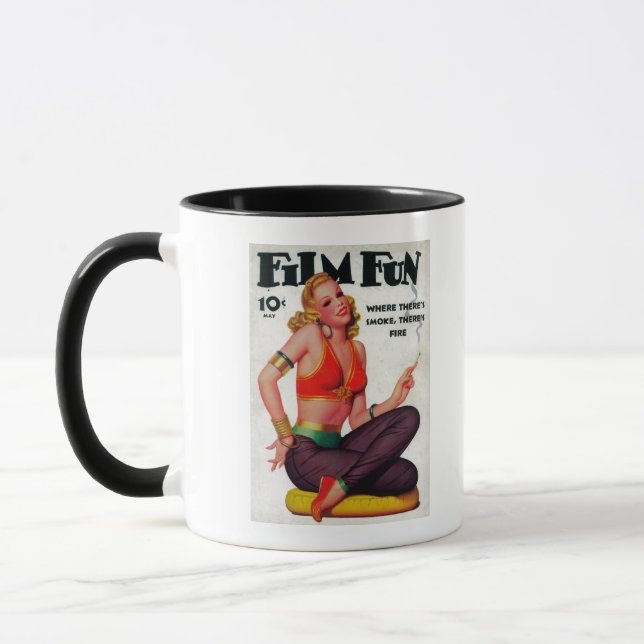 Film Fun Magazine Cover 10 Mug (Left)