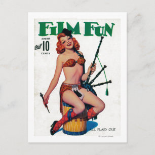 Film Fun Magazine Cover 6 Postcard