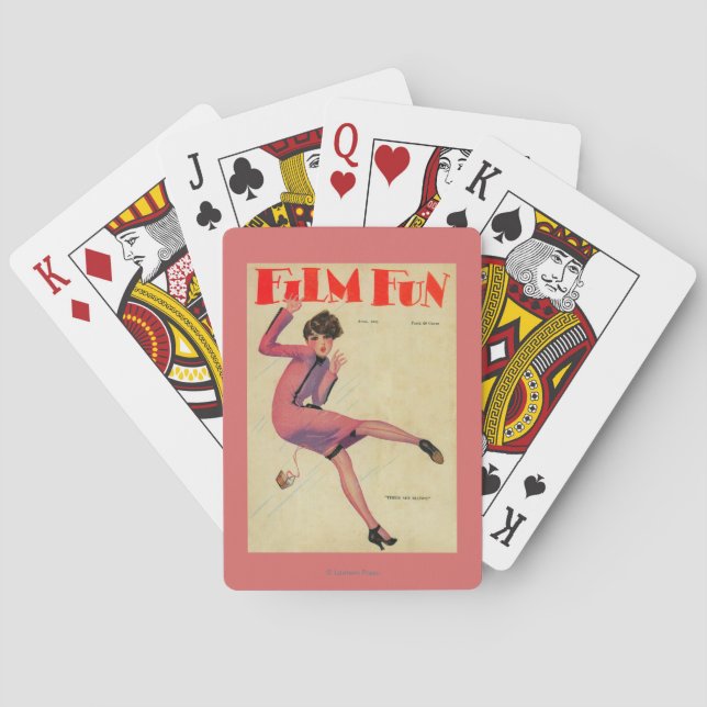 Film Fun Magazine Cover Poker Cards (Back)