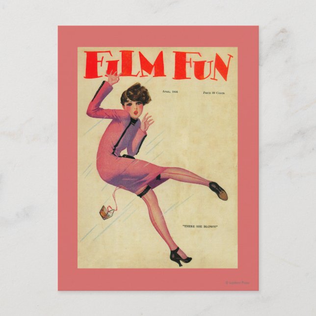 Film Fun Magazine Cover Postcard (Front)