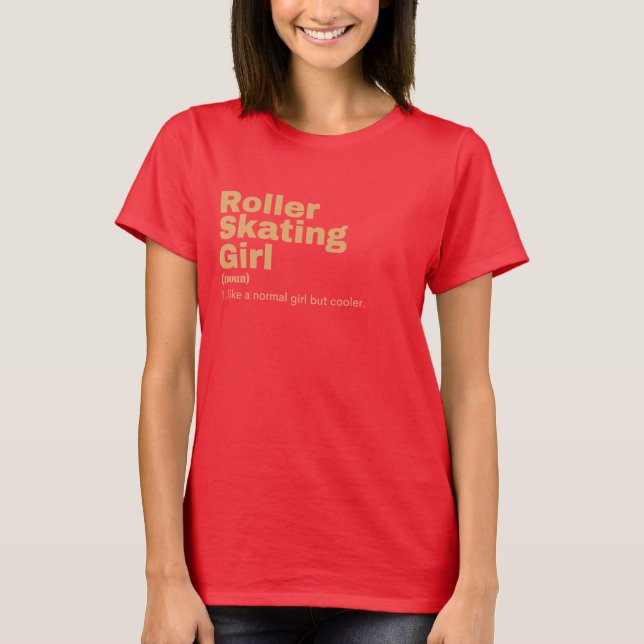 Film Girl - Roller Skating T-Shirt (Front)