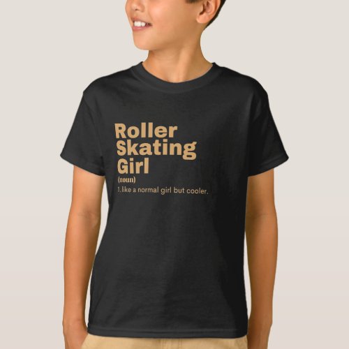 Film Girl _ Roller Skating T_Shirt