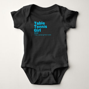 Film Girl - Table Tennis Baby Bodysuit
