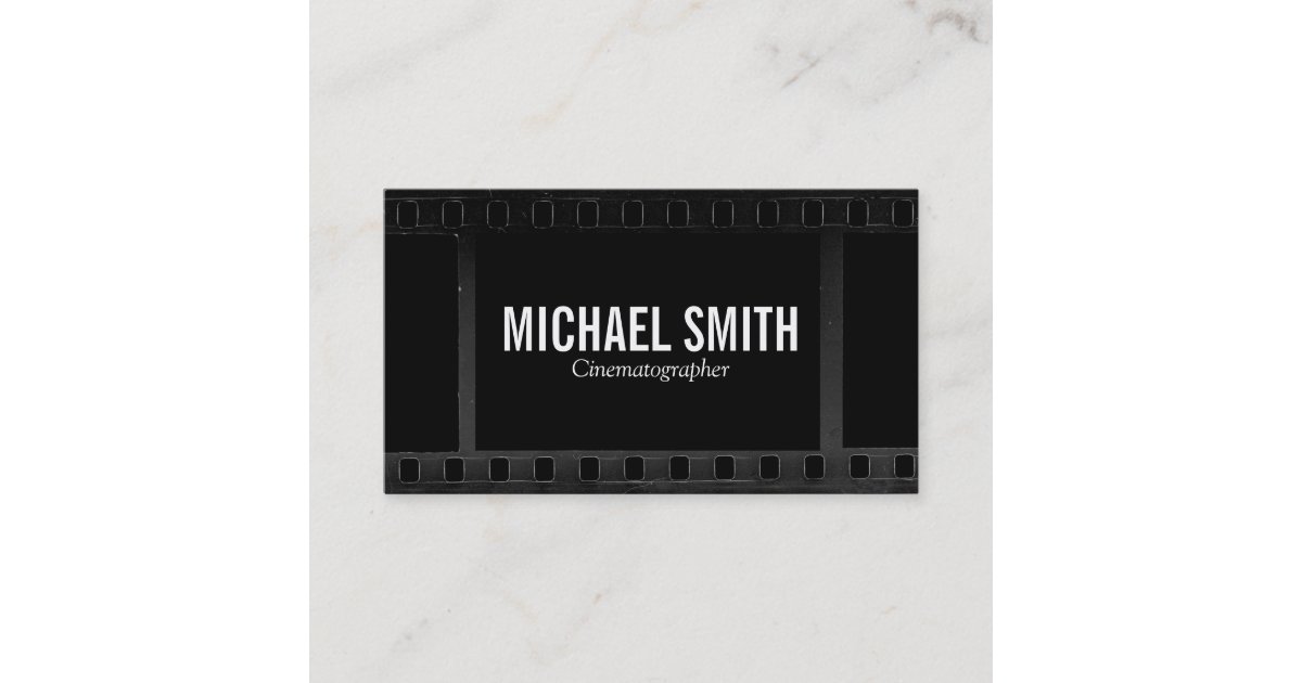 Film II Business Card | Zazzle