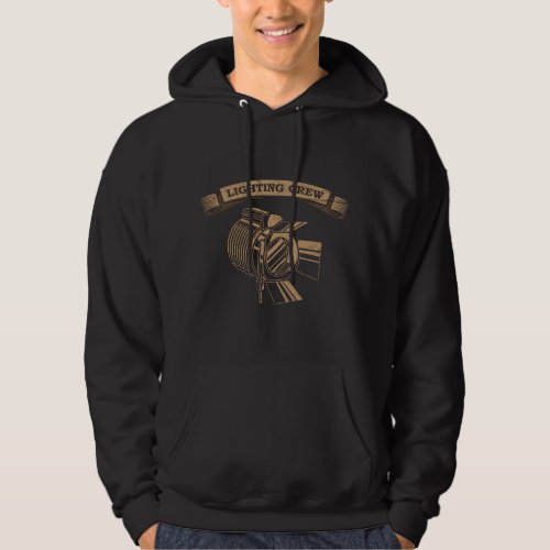 FILM LIGHTING CREW Theatre Lighting Technician Hoodie