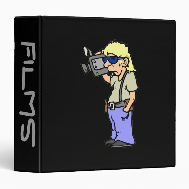 Film Maker 3 Ring Binder (Front/Spine)